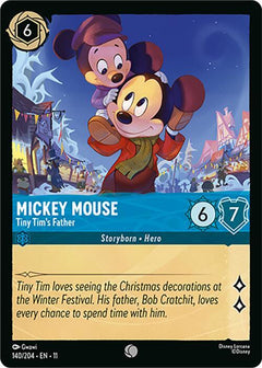 Mickey Mouse, Tiny Tim's Father (0140) - Cold Foil