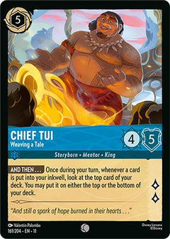 Chief Tui, Weaving a Tale (0161)