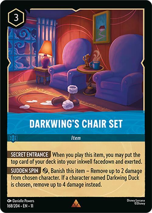 Darkwing's Chair Set (0168) - Cold Foil