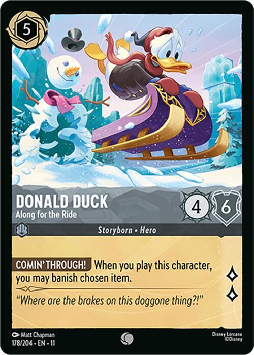 Donald Duck, Along for the Ride (0178) - Cold Foil