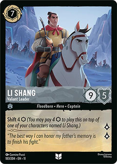Li Shang, Valiant Leader (0183) - Cold Foil
