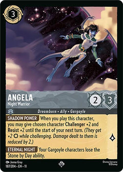 Angela, Night Warrior (0187) - Cold Foil