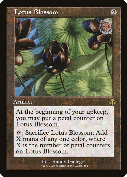 Lotus Blossom (384) (Retro Frame)