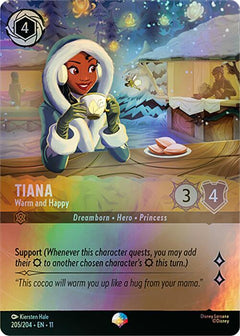 Tiana, Warm and Happy (0205) - Rainbow Foil