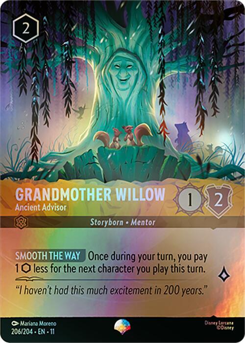 Grandmother Willow, Ancient Advisor (0206) - Rainbow Foil