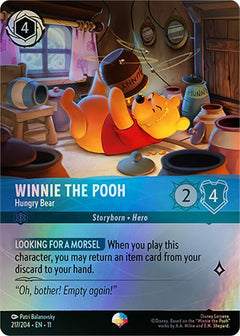 Winnie the Pooh, Hungry Bear (0217) - Rainbow Foil