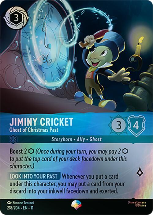 Jiminy Cricket, Ghost of Christmas Past (0218) - Rainbow Foil