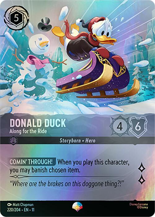 Donald Duck, Along for the Ride (0220) - Rainbow Foil