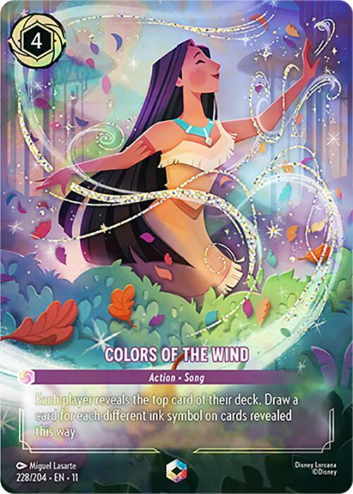Colors of the Wind (0228) - Satin Holographic Foil