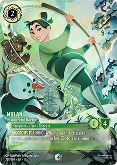 Mulan, Resourceful Recruit (0229) - Satin Holographic Foil
