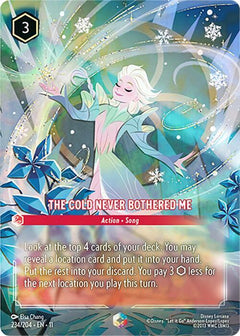The Cold Never Bothered Me (0234) - Satin Holographic Foil