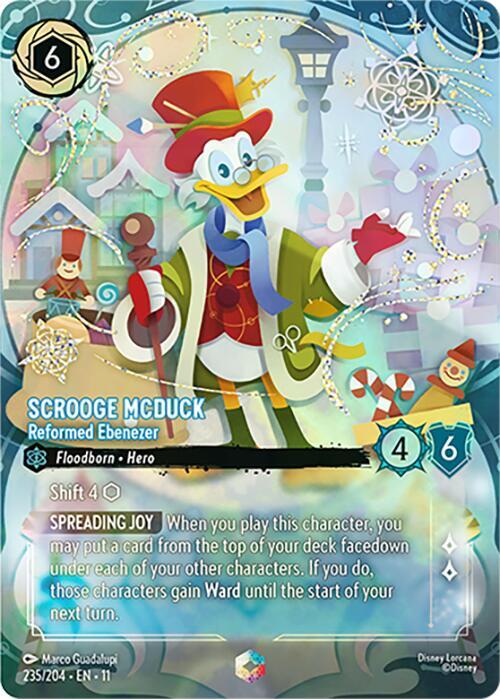 Scrooge McDuck, Reformed Ebenezer (0235) - Satin Holographic Foil