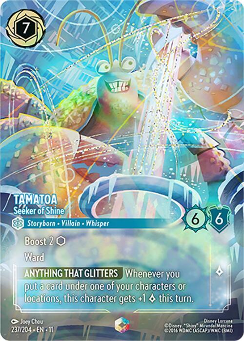 Tamatoa, Seeker of Shine (0237) - Satin Holographic Foil