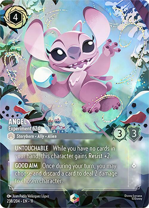 Angel, Experiment 624 (0238) - Satin Holographic Foil