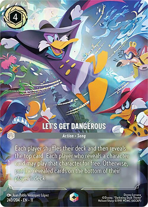 Let's Get Dangerous (0240) - Satin Holographic Foil