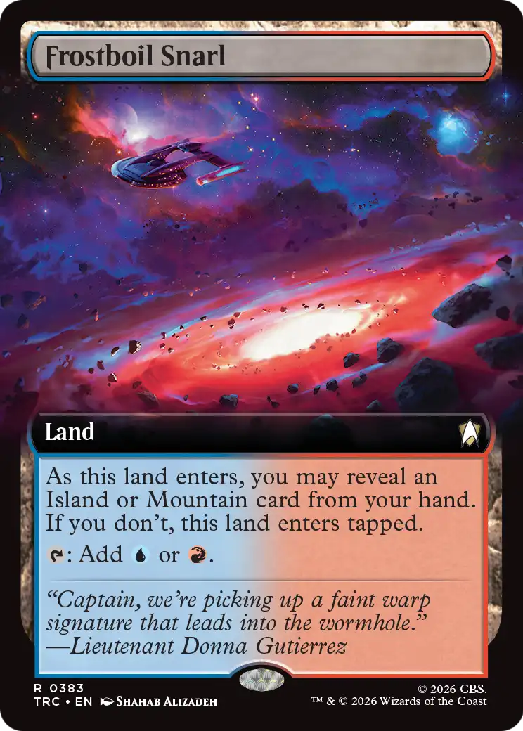 Frostboil Snarl (0383) (Extended Art) (TRC)
