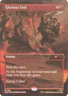 Glorious End (7161) (Borderless) (SLD) - Foil