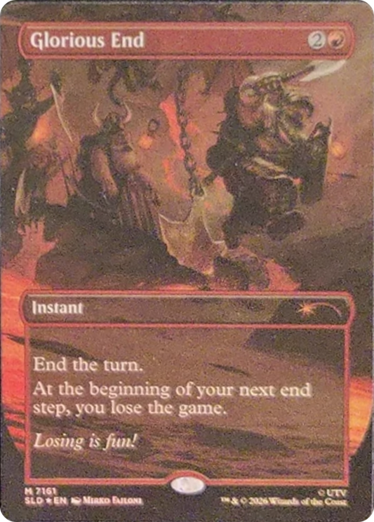 Glorious End (7161) (Borderless) (SLD) - Foil