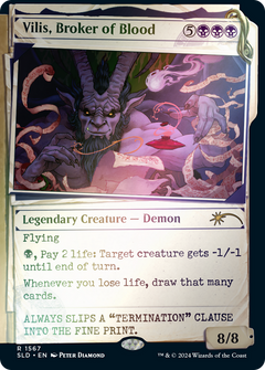 Vilis, Broker of Blood (1567) (Showcase) - Rainbow Foil