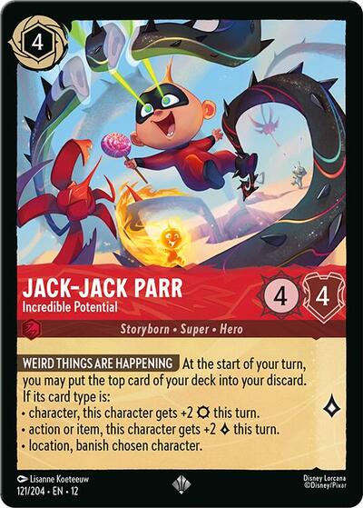 Jack-Jack Parr, Incredible Potential (0121) - Cold Foil