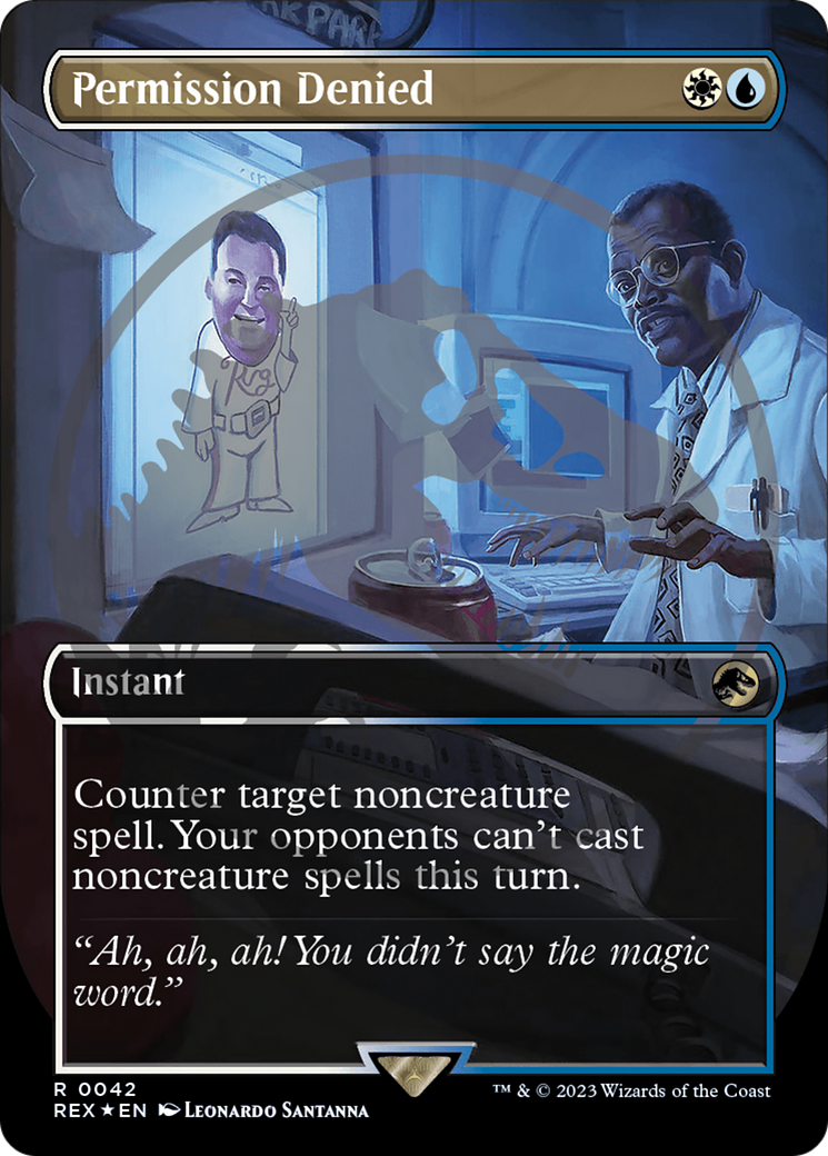 Permission Denied (0042) (Borderless) - Foil Emblem