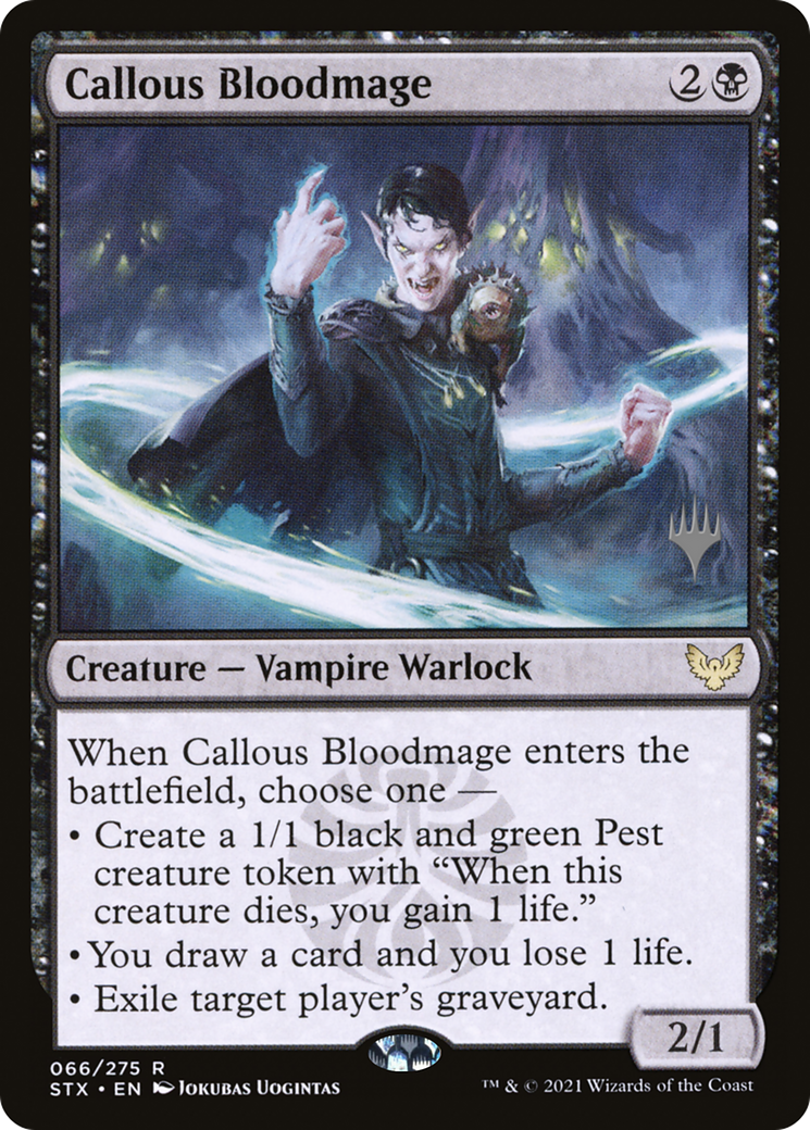 Callous Bloodmage (066) (Promo Pack) - Foil