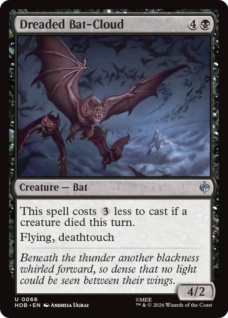 Dreaded Bat-Cloud (HOB) - Foil