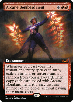 Arcane Bombardment (422) (Extended Art) - Foil