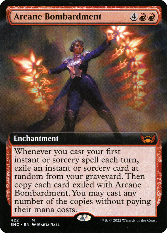 Arcane Bombardment (422) (Extended Art)