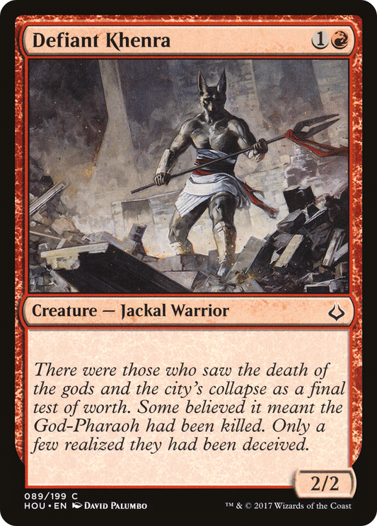 Defiant Khenra - Foil