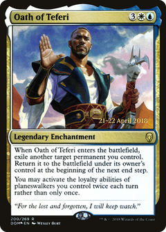 Oath of Teferi (200) (Prerelease) - Foil