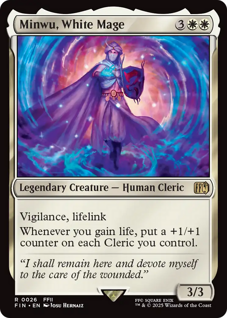 Minwu, White Mage - Foil