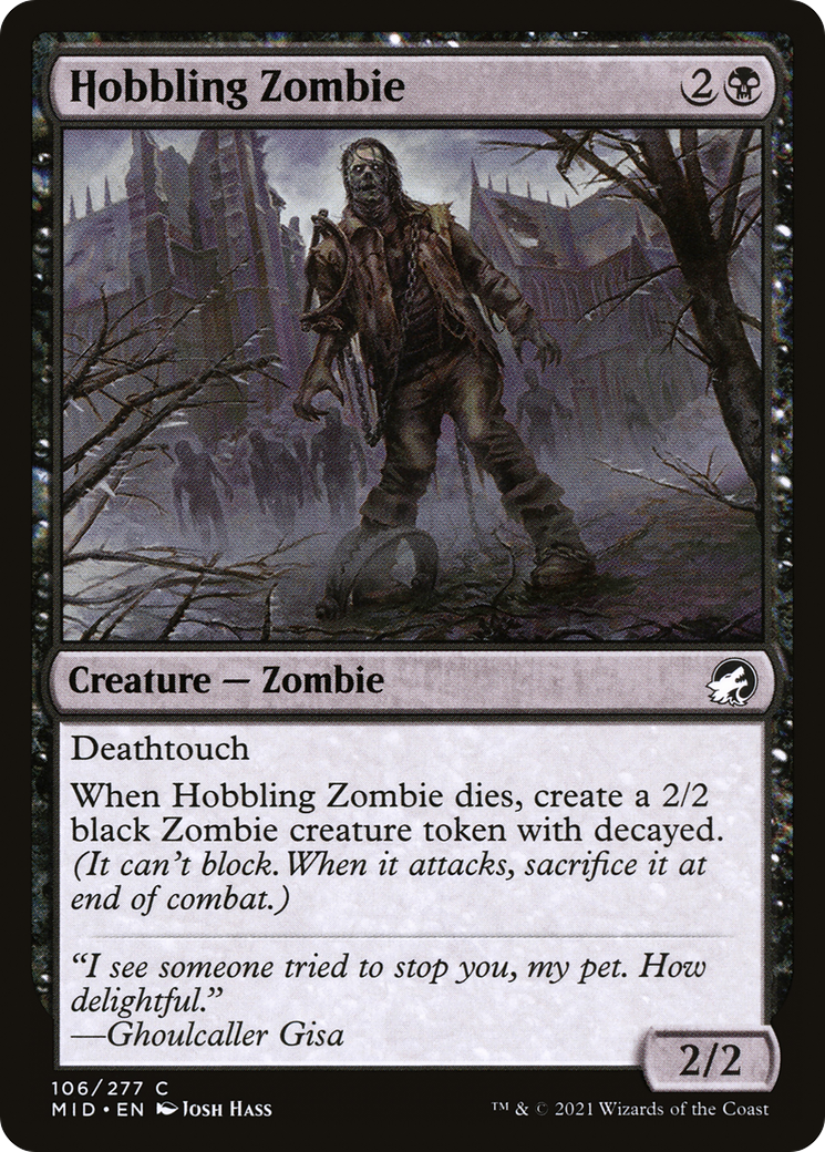 Hobbling Zombie - Foil