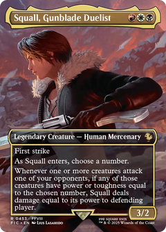 Squall, Gunblade Duelist (0453) (Borderless) - Foil fic