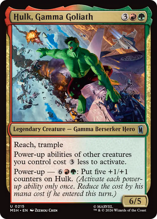 Hulk, Gamma Goliath (0215) (MSH) - Foil