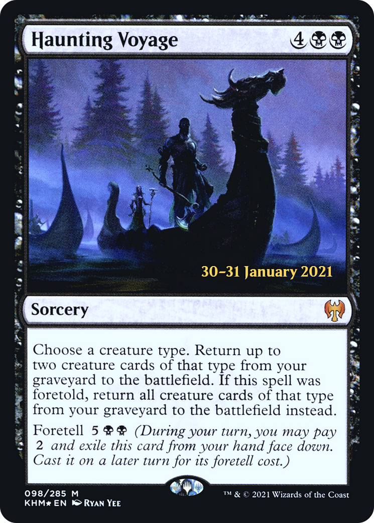 Haunting Voyage (098) (Prerelease) - Foil