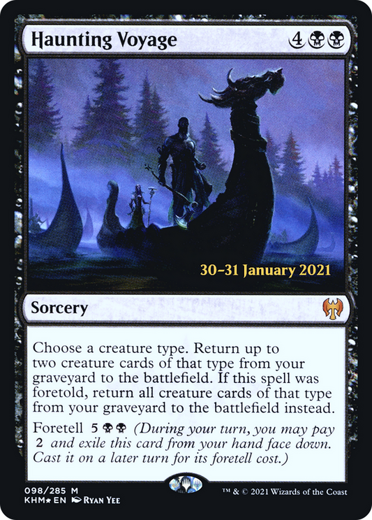 Haunting Voyage (098) (Prerelease) - Foil