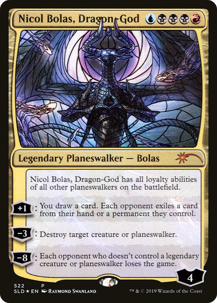 Nicol Bolas, Dragon-God (522) (Showcase) - Foil