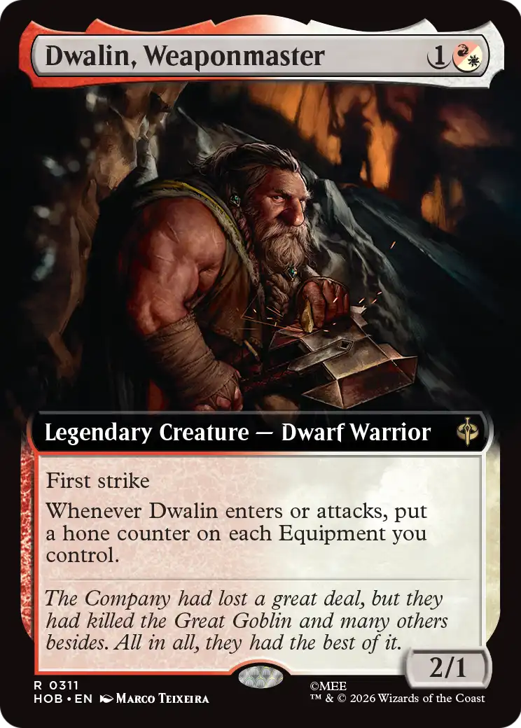Dwalin, Weaponmaster (0311) (Extended Art) (HOB)