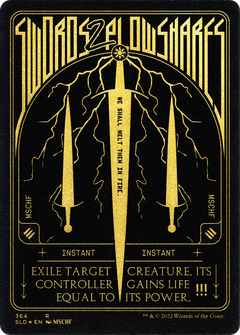Swords to Plowshares (364) (Showcase) - Foil Etched