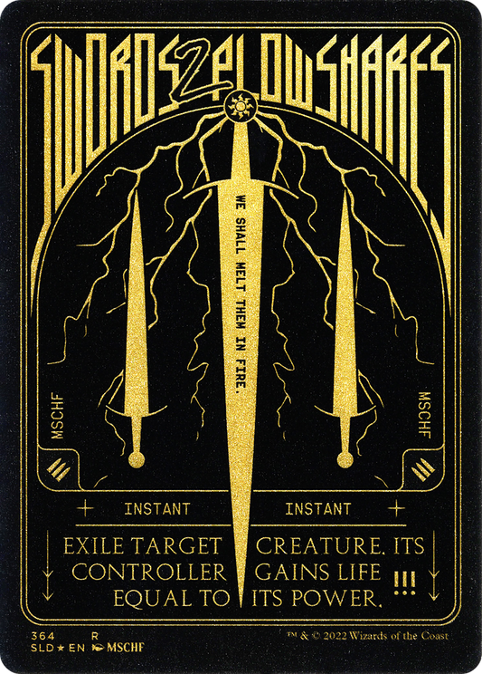 Swords to Plowshares (364) (Showcase) - Foil Etched