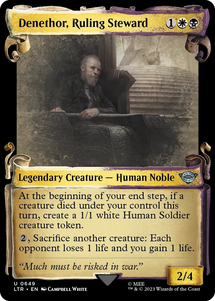 Denethor, Ruling Steward (0649) (Showcase)