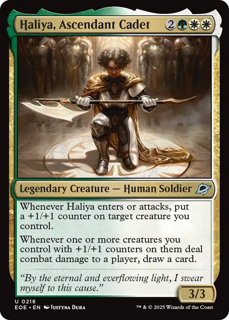Haliya, Ascendant Cadet - Foil