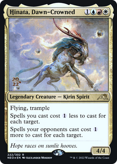 Hinata, Dawn-Crowned (222) (Prerelease) - Foil