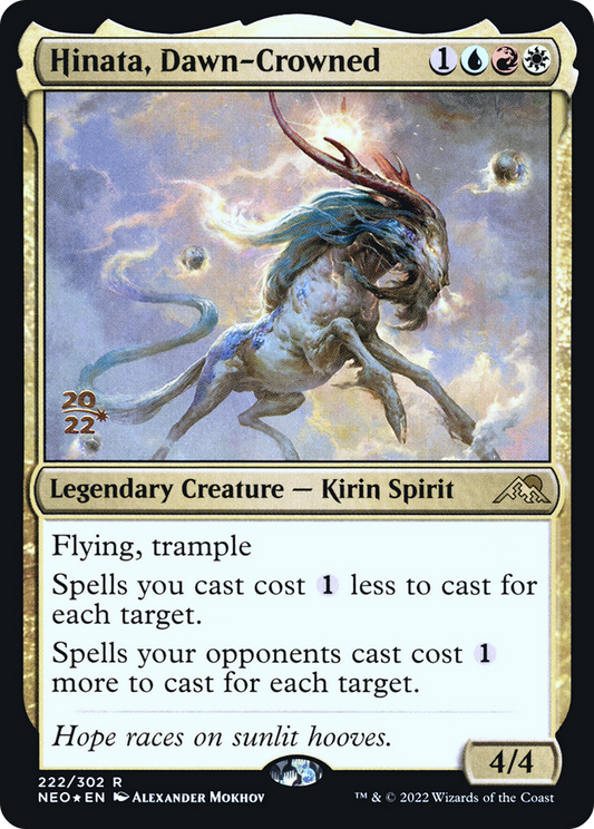 Hinata, Dawn-Crowned (222) (Prerelease) - Foil