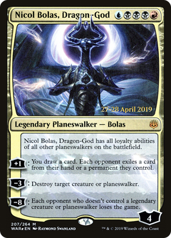 Nicol Bolas, Dragon-God (207) (Prerelease) - Foil