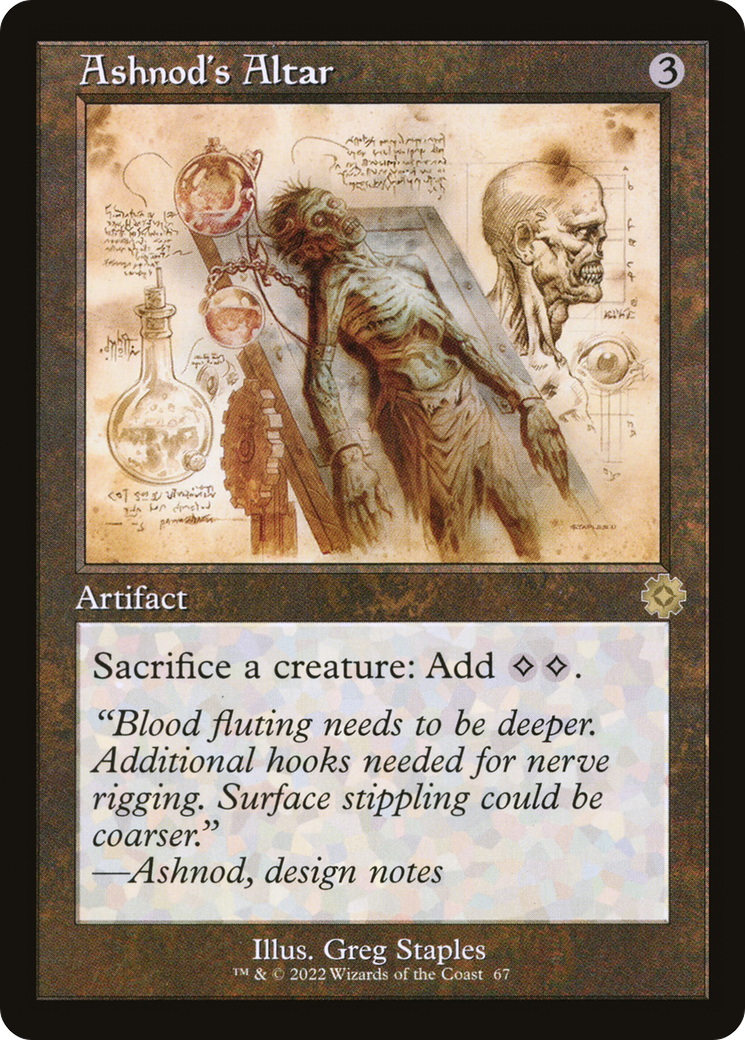 Ashnod's Altar (067) (Showcase) - Foil