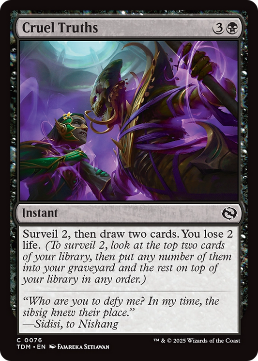 Cruel Truths - Foil
