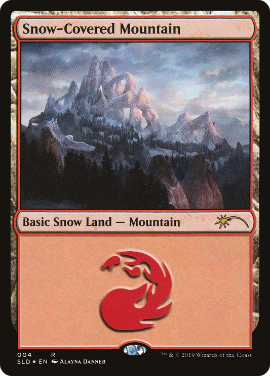 Snow-Covered Mountain (004) - Foil