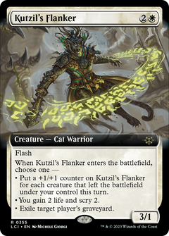Kutzil's Flanker (0355) (Extended Art) - Foil